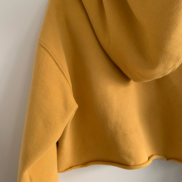 TNA Cropped Mustard Hoodie - Picture 2 of 3